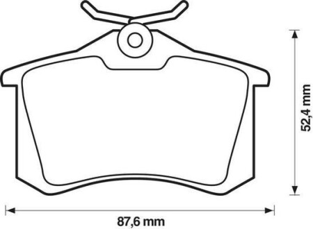 Гальмівні колодки, дискові JURID 571906JC