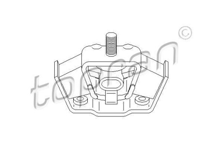 Подушка двигуна TOPRAN 400 040