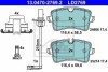 Комплект тормозных колодок, дисковый тормоз CERAMIC ATE 13.0470-2769.2 (фото 1)