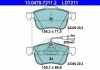 Гальмівні колодки, дискові ATE 13.0470-7211.2 (фото 1)