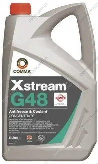 Антифриз 5 л синьо-зелений COMMA XSTREAM G48 KONC. 5L