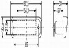 Подсветка номерного знака HELLA 2KA 005 049-011 (фото 2)