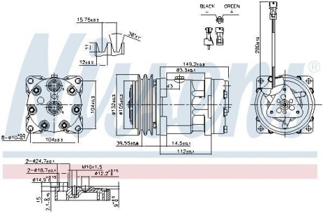 Компрессор кондиционера NISSENS 890336