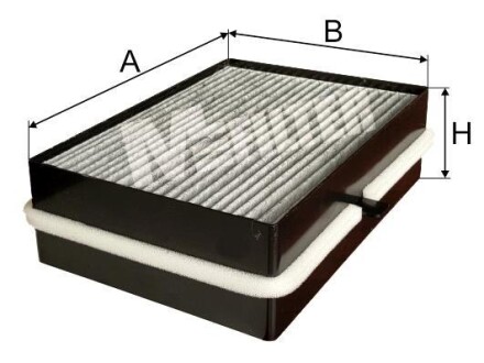 Фільтр салону вугільний M-FILTER MFILTER K959C