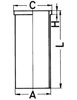 Гільза циліндра KOLBENSCHMIDT 88 363 190