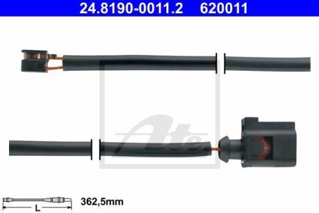 Датчик знесення, гальм. ATE 24.8190-0011.2