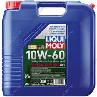 Моторное масло 1392 10W60 20л LIQUI MOLY 1392 10W60 20L (фото 1)