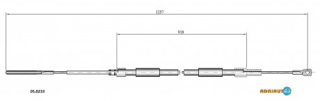 Трос зупиночних гальм ADRIAUTO 05.0233
