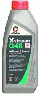 Антифриз 1 л синьо-зелений COMMA XSTREAM G48 KONC. 1L