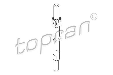 Тросик спидометра TOPRAN 107 401