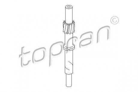 Привід тросу спідометра TOPRAN 107 401 (фото 1)
