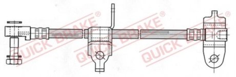 Тормозной шланг QUICK BRAKE 59.976X (фото 1)