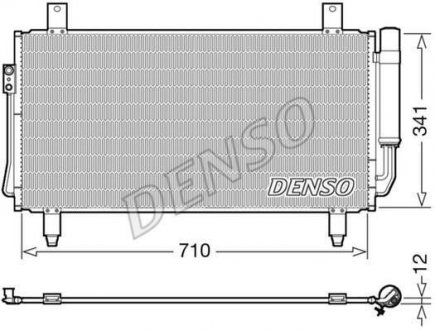 Конденсер кондиціонера DENSO DCN45006 (фото 1)