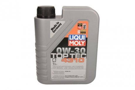 Моторное масло 2361 0W30 1л LIQUI MOLY 2361 0W30 1L (фото 1)