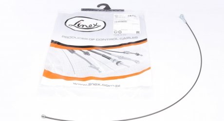 Трос ручника (задний) (R) Opel Corsa/Tigra 00-09 (832mm) LINEX 32.01.55 (фото 1)