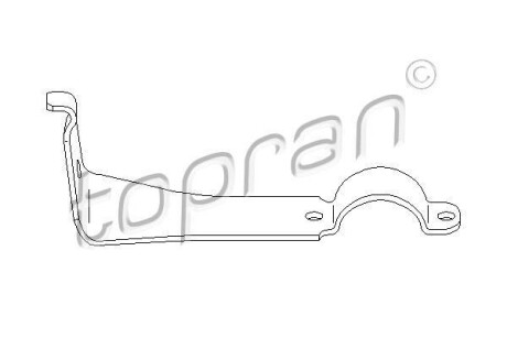 Кронштейн стабилизатора перед. TOPRAN 401 493