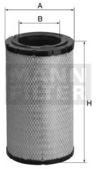 Фильтр воздуха -FILTER MANN C 24 015/2