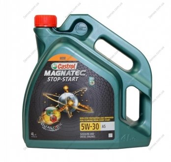 Моторное масло MAGN 5W30 A5 4л CASTROL MAGN 5W30 A5 4L (фото 1)