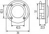 Перемикач кнопковий HELLA 6EJ 996 067-631 (фото 2)