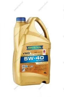 Моторное масло VMO SAE 5W40 4л RAVENOL VMO SAE 5W40 4L