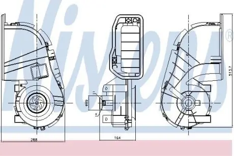 Вентилятор салона NISSENS 87394
