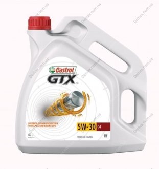 Олива для двигуна CASTROL GTX 5W30 C4 4L