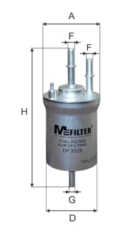 Фільтр паливний M-FILTER MFILTER DF3528