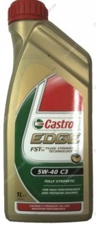 Моторное масло EDGE 5W-40 C3 1л CASTROL EDGE 5W-40 C3 1L (фото 1)