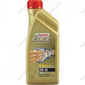 Моторное масло EDGE TD 0W-30 1л CASTROL EDGE TD 0W-30 1L (фото 1)