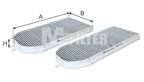 Фильтр салона M-FILTER MFILTER K9123C-2