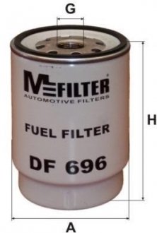 Фільтр паливний M-FILTER MFILTER DF696