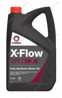 Моторное масло X-FLOW Z 5W30 SYNT. 5л COMMA X-FLOW Z 5W30 SYNT. 5L