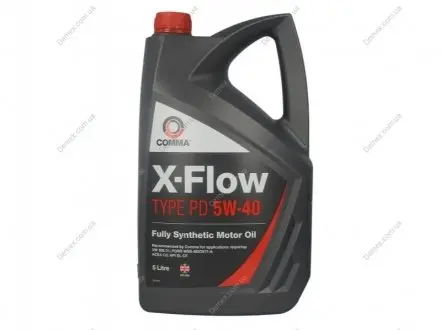 Моторное масло X-FLOW PD 5W40 SYNT. 5л COMMA X-FLOW PD 5W40 SYNT. 5L