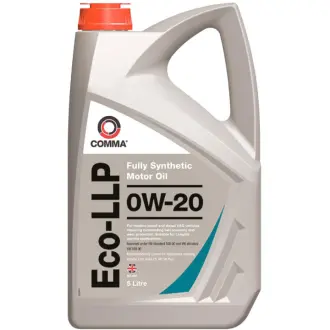 Моторное масло Eco-LLP 0W-20 синтетическое 5 л COMMA ECO-LLP 0W20 5L