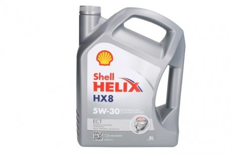 Моторное масло HELIX HX8 ECT 5W30 5л SHELL HELIX HX8 ECT 5W30 5L (фото 1)