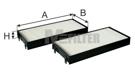 Фильтр салона M-FILTER MFILTER K9011-2
