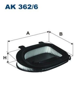 Повітряний фільтр AK362/6 FILTRON AK 362/6