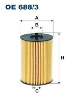 Масляный фильтр OE688/3 FILTRON OE 688/3