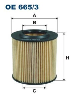 Фільтр масляний FILTRON OE 665/3 (фото 1)