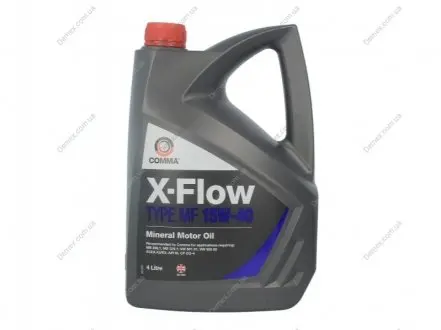 Моторное масло X-FLOW MF 15W40 MIN. 4л COMMA X-FLOW MF 15W40 MIN. 4L