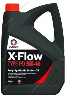 Моторное масло X-FLOW PD 5W40 SYNT. 4л COMMA X-FLOW PD 5W40 SYNT. 4L