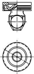 Поршень KOLBENSCHMIDT 40 338 600