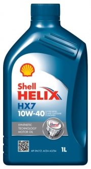 Моторное масло HELIX HX7 10W40 1л SHELL HELIX HX7 10W40 1L (фото 1)