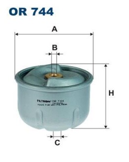 Фільтр масляний FILTRON OR 744 (фото 1)