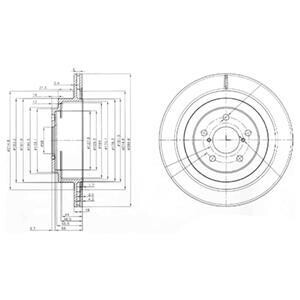 Тормозной диск DELPHI BG3931