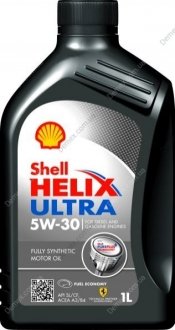 Олива для двигуна SHELL HELIX ULTRA 5W30 1L (фото 1)