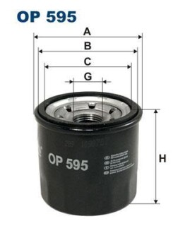 Фильтр масляный FILTRON OP 595