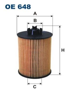 Фильтр масляный FILTRON OE 648