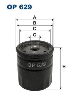 Фильтр масляный FILTRON OP 629