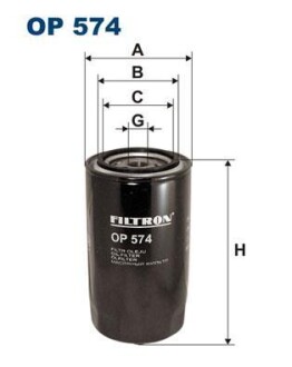 Фильтр масляный FILTRON OP 574